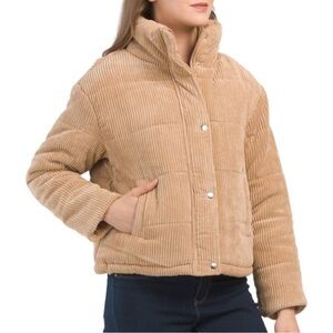 BAGATELLE COLLECTION Corduroy Puffer Coat size S